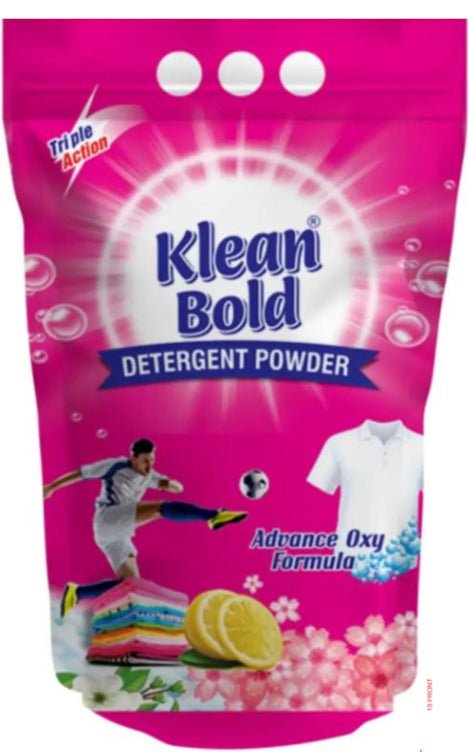 Klean Bold Pink 2 Kg - KLEAN BOLD DETERGENT POWDER